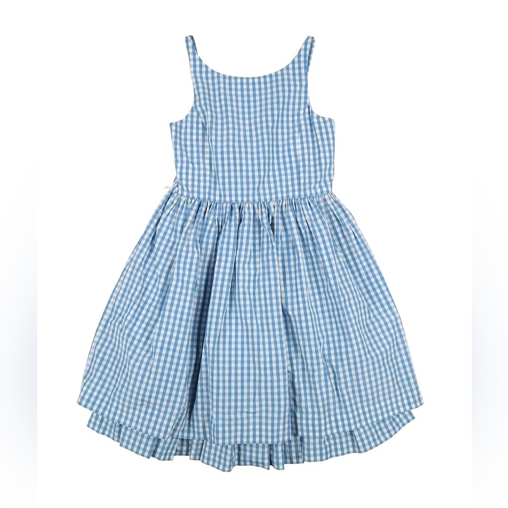 Ralph Lauren Blue and White Sleeveless Sundress
